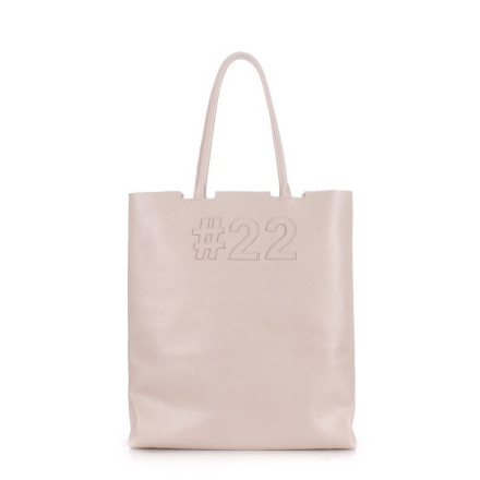 Жіноча сумка lPOOLPARTY eather-number-22-beige