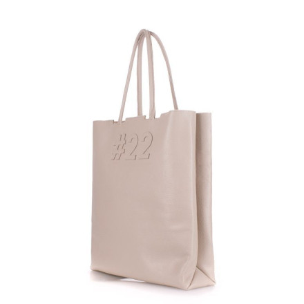 Жіноча сумка lPOOLPARTY eather-number-22-beige