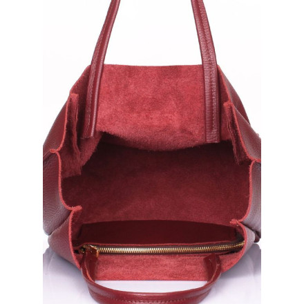 Жіноча сумка POOLPARTY soho-mini-marsala