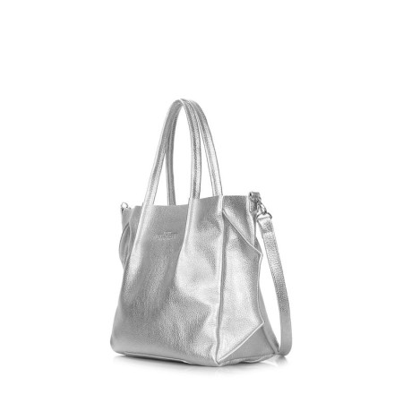 Жіноча сумка POOLPARTY soho-rmx-silver