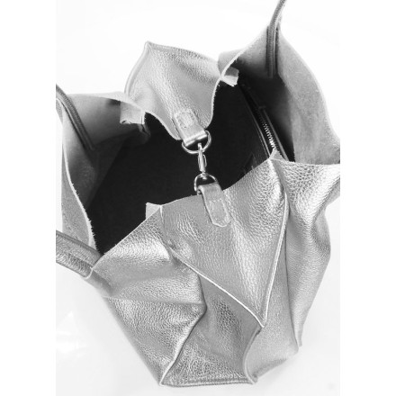Жіноча сумка POOLPARTY soho-rmx-silver