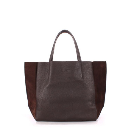 Жіноча сумка POOLPARTY soho-brown-velour