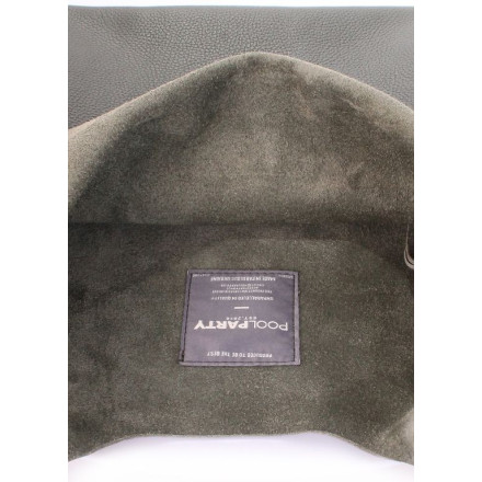 Жіноча сумка POOLPARTY leather-tote-khaki