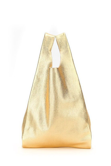 Жіноча сумка POOLPARTY leather-tote-gold