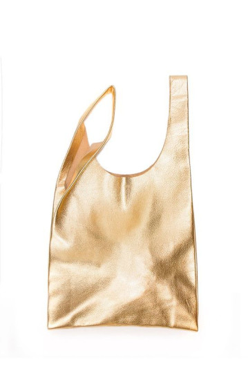 Сумка женская POOLPARTY leather-tote-gold