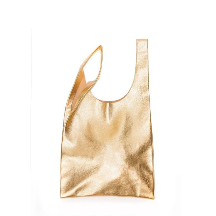 Жіноча сумка POOLPARTY leather-tote-gold