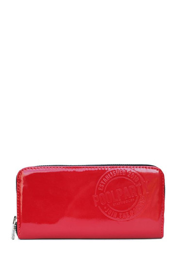 Кошелек женский POOLPARTY poolparty-laquer-red-wallet