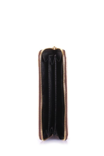 Кошелек женский POOLPARTY croco-beige-wallet