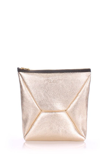 Косметичка-клатч POOLPARTY the-x-gold