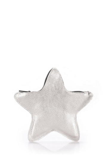 Косметичка-клатч POOLPARTY star-silver