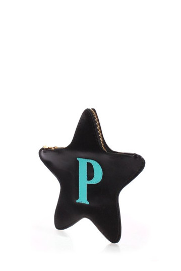 Косметичка-клатч POOLPARTY star-black-blue