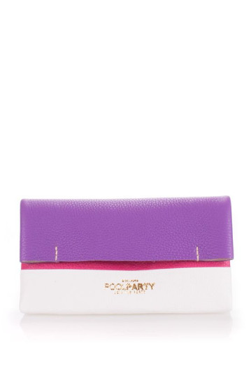 Косметичка-клатч POOLPARTY 2nite-violet-white-pink