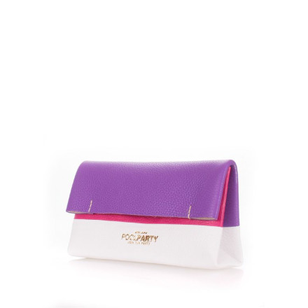 Косметичка-клатч POOLPARTY 2nite-violet-white-pink