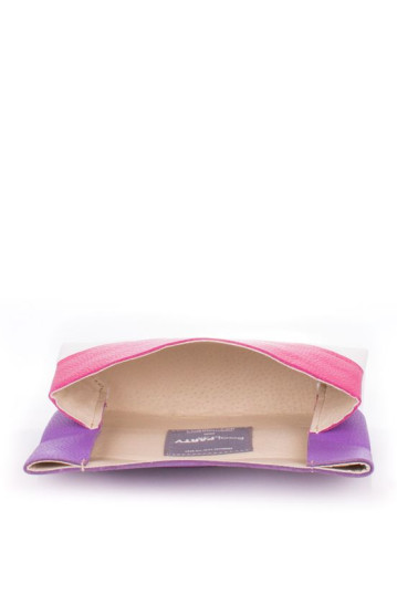 Косметичка-клатч POOLPARTY 2nite-violet-white-pink