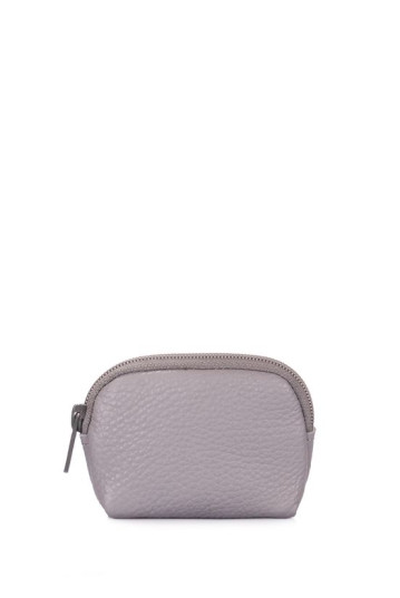 Кошелек женский POOLPARTY coinpurse-leather-grey