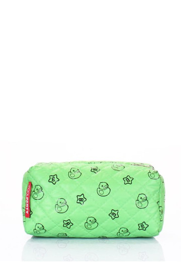 Косметичка POOLPARTY cosmetic-green-ducks