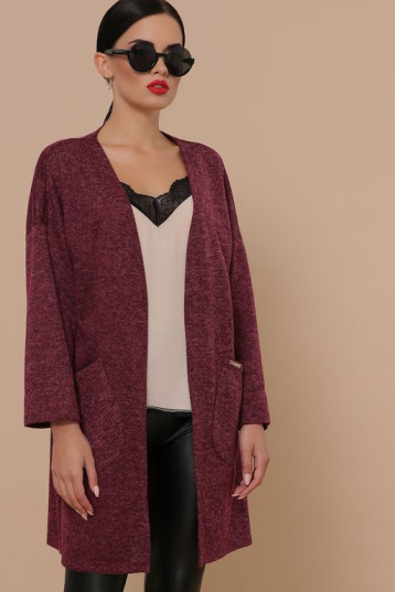 Кардиган Glem ЭШЕР бордо