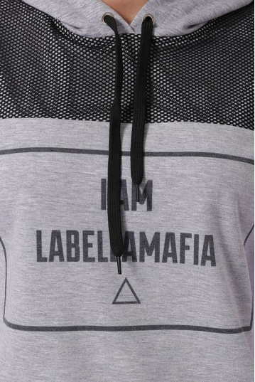 Кофта Glem МАФИЯ серый