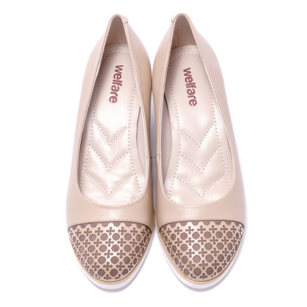 Туфлi жiночi Welfare 272280111/BEIGE/40