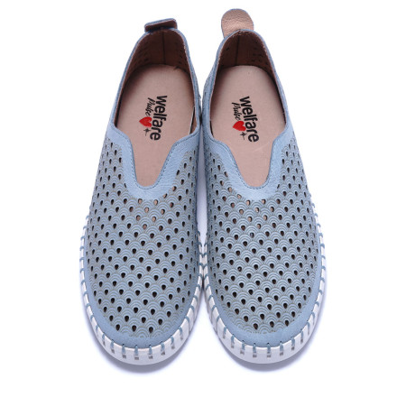 Мокасини жіночі Welfare 760014111/BLUE/40
