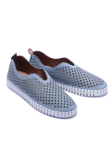 Мокасины женские Welfare 760014111/BLUE/40