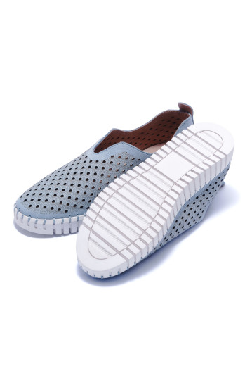 Мокасины женские Welfare 760014111/BLUE/40