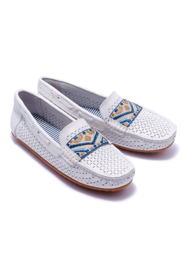 Мокасины женские Welfare 332505511/WHITE/40