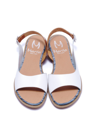 Босоножки женские Marila 1323/PT-61 VAQ. BLANCO/ROBLE