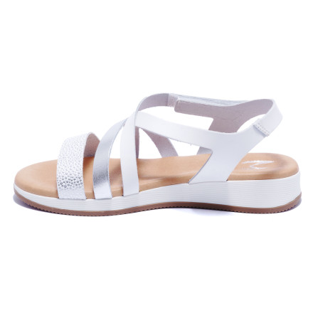 Босоніжки жіночі Marila 1336T/ES-61 TIBURON BLANCO/LAM. PLATA/VAQ. BLANCO