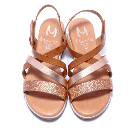 Босоніжки жіночі Marila 1336T/ES-61TIBURON ROBLE/LAM. SALMON/VAQ. ROBLE