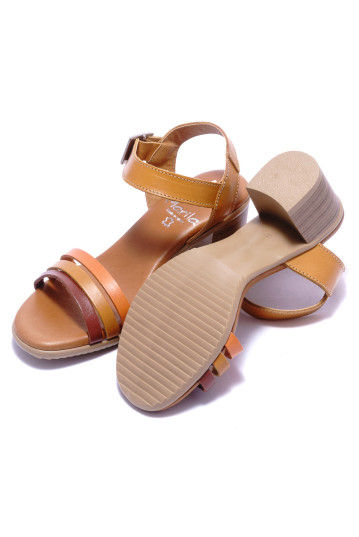 Босоножки женские Marila 8112/GL-24 VAQ. CORCHO/SAFRON/MELOCOTON/SAFRON