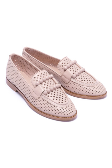 Лоферы женские Welfare 710054111/BEIGE/40