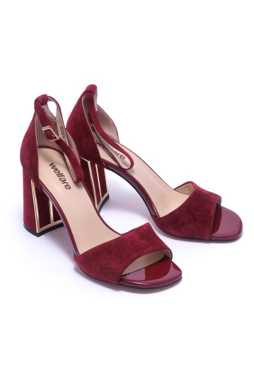 Босоножки женские Welfare 720096341/BORDO/40