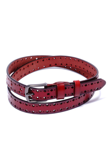 ремінь жіночій Welfare V-01-105 BORDO