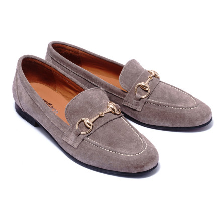 Лофери жіночі Welfare 0077-614 18 GREY SUEDE (ВЛ 2020)