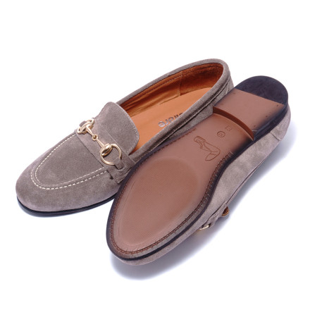 Лофери жіночі Welfare 0077-614 18 GREY SUEDE (ВЛ 2020)