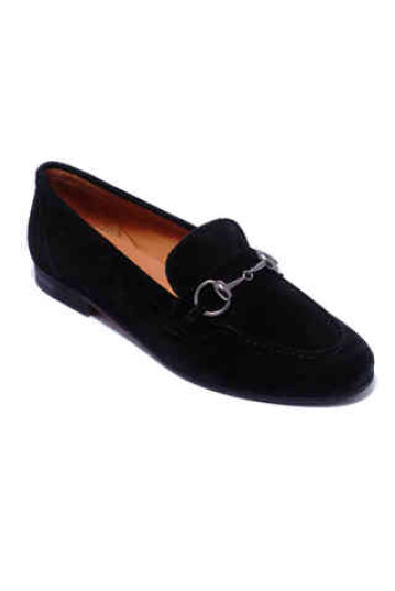 Лофери жіночі Welfare 0077-614 21 BLACK LEATHER