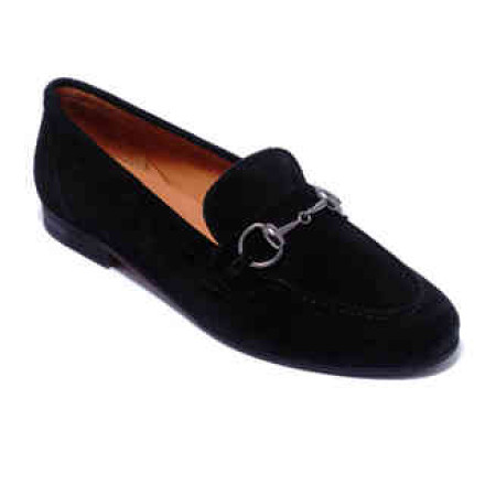 Лофери жіночі Welfare 0077-614 21 BLACK LEATHER