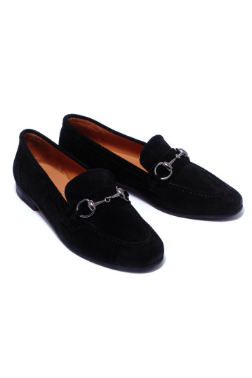 Лоферы женские Welfare 0077-614 21 BLACK LEATHER