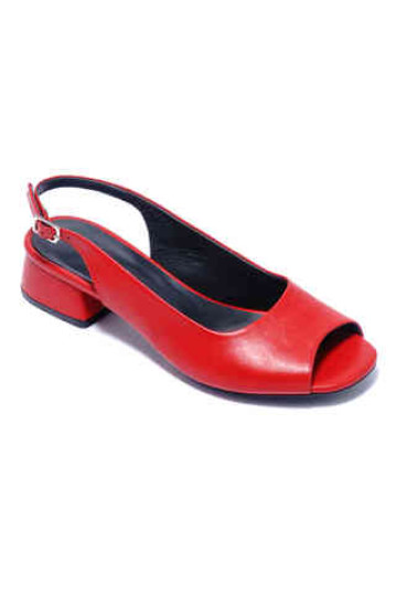 Босоніжки жіночі Welfare 0431-465 104 RED LEATHER
