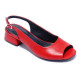 Босоніжки жіночі Welfare 0431-465 104 RED LEATHER