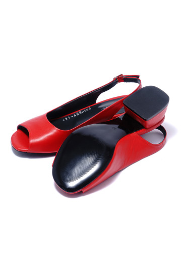 Босоножки женские Welfare 0431-465 104 RED LEATHER