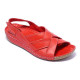 Жіночі босоніжки Welfare 0704-10 RED LEATHER