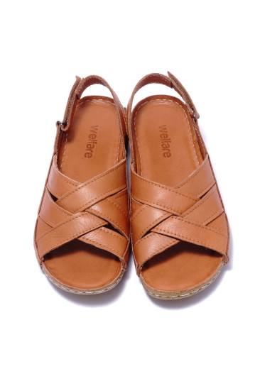 Жіночі босоніжки Welfare 0704-10 TAN LEATHER
