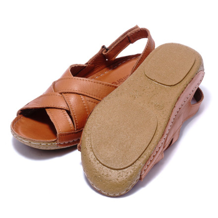 Жіночі босоніжки Welfare 0704-10 TAN LEATHER