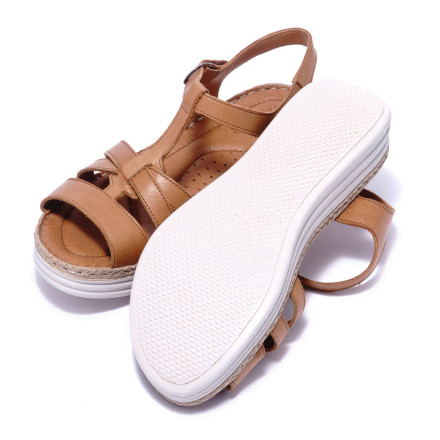 Жіночі босоніжки Welfare 0260-8612 TAN LEATHER