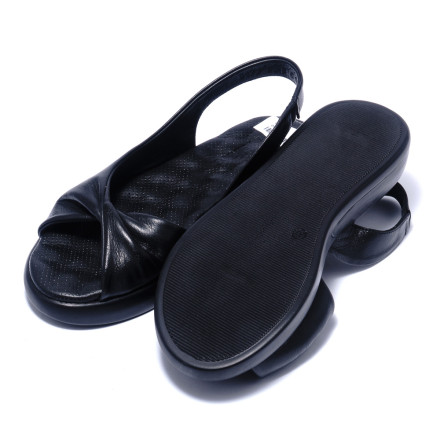 Жіночі босоніжки Welfare 0179-7213 016 BLACK LEAT