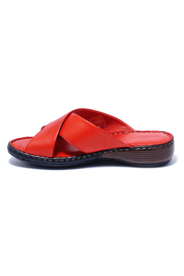 Жіночі босоніжки Welfare 0638-023 101 RED LEATHER
