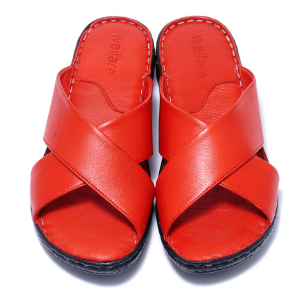 Жіночі босоніжки Welfare 0638-023 101 RED LEATHER