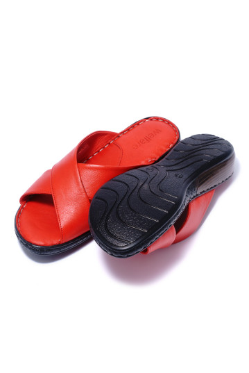 Жіночі босоніжки Welfare 0638-023 101 RED LEATHER